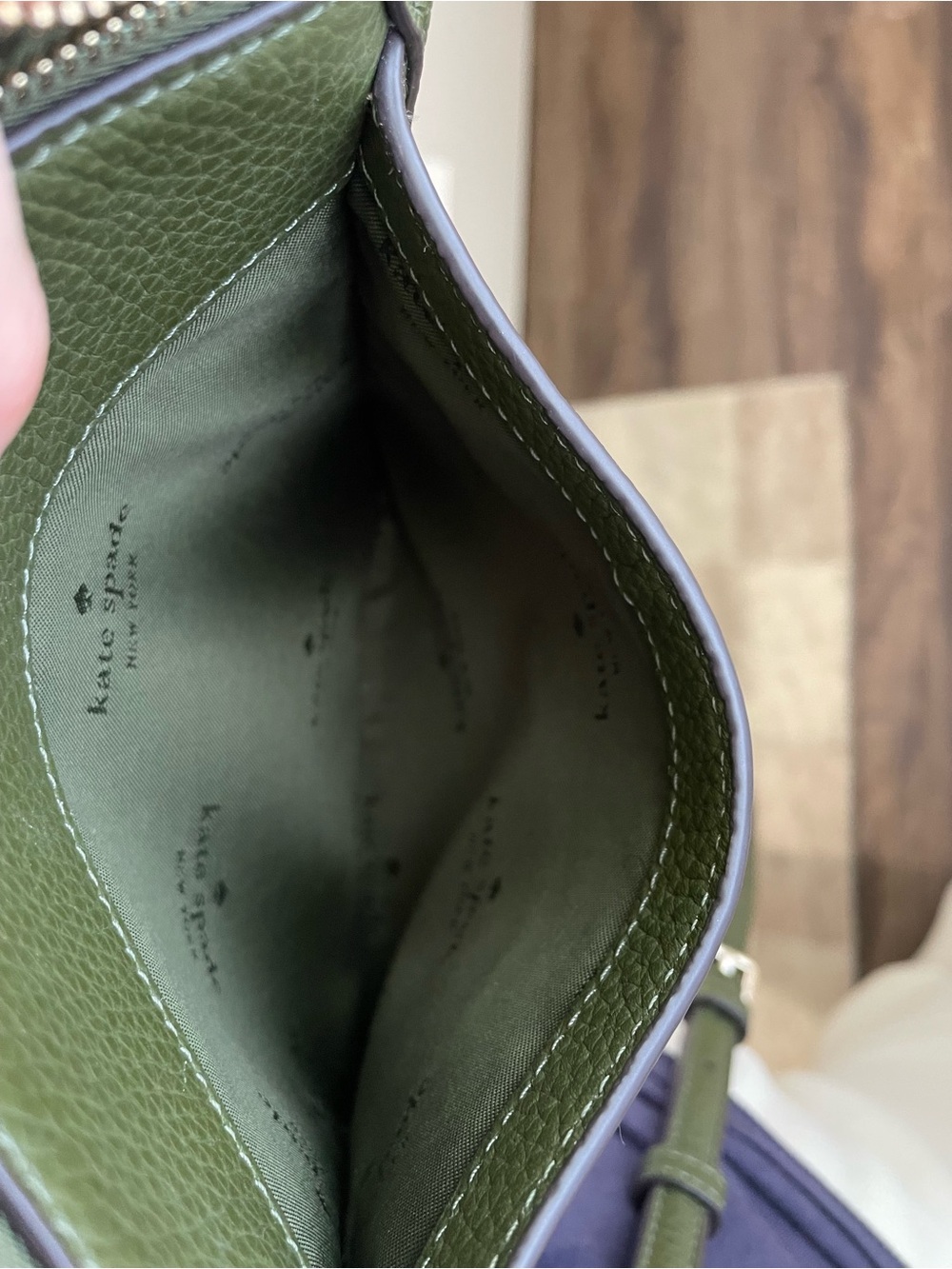 Kate Spade Monica Small Crossbody Bag, Enchanted Green - Picture 8 of 10